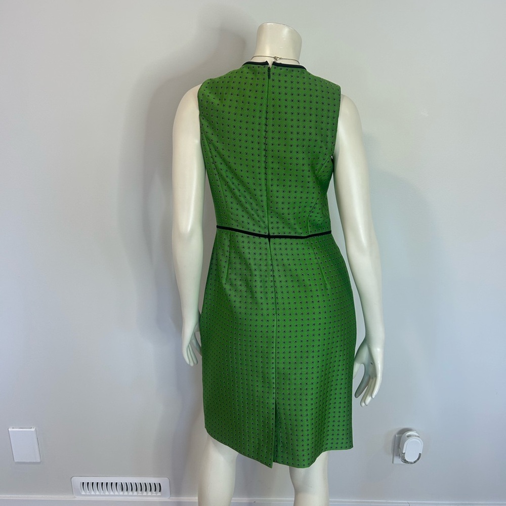 Gorgeous and colourful J. Crew Green and Navy Midi Dress❤️2 - Picture 7 of 11